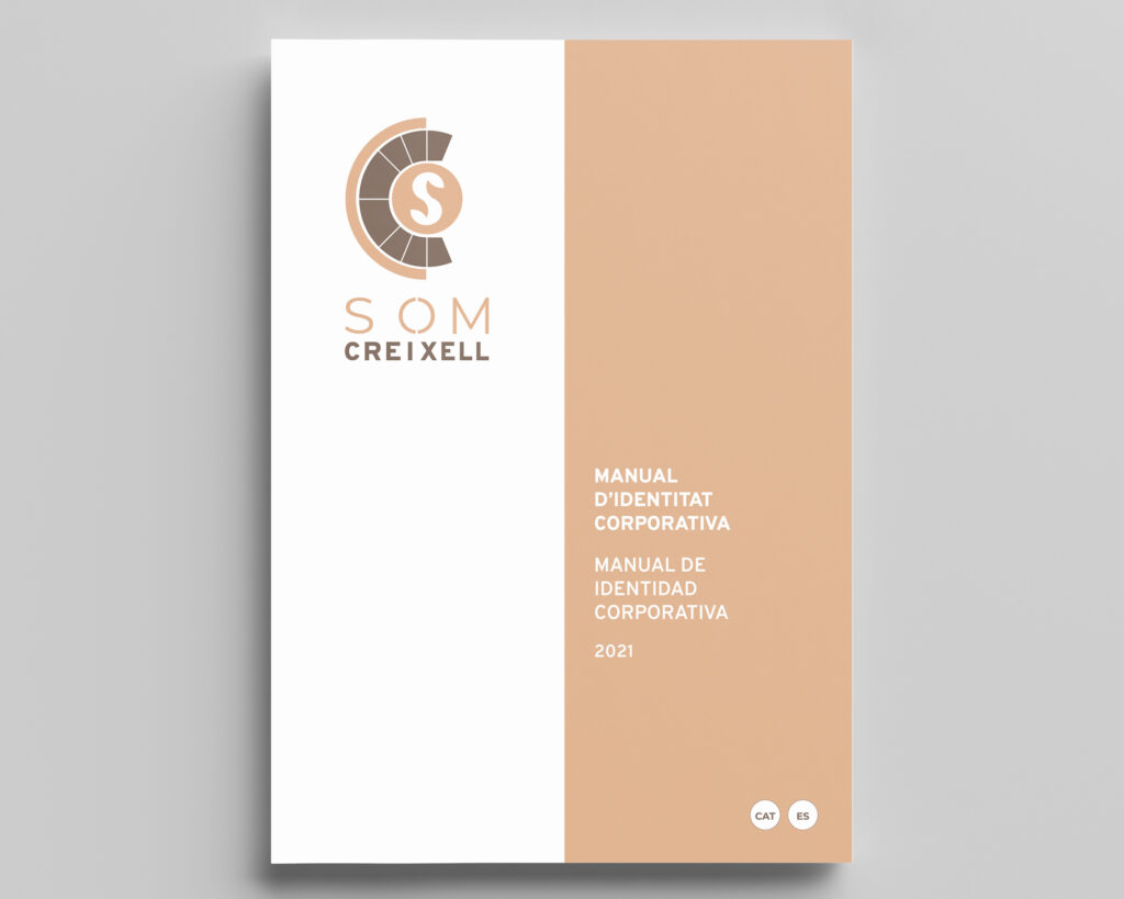 Manual de identidad corporativa y página web de presentación SOM CREIXELL