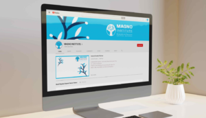 Diseño cabecera youtube_Identidad Corporativa Magno Insitute